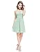 Ever Pretty Ruffles Padded Chiffon Knee-length Bridesmaid Dresses 03539