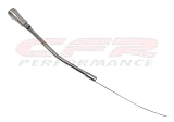 1965-79 Pontiac Small Block Engine Oil Dipstick - Chrome w/ Billet Aluminum Handle