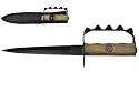 11" Wood Handle Commemorative Vintage USMC 1775 Knife Dagger Blade United States Marines World War
