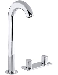 Home Improvement: KOHLER K-10094-9-CP Oblo Tall Widespread Lavatory Faucet, Polished Chrome - KOHLER