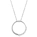 10K 1/4 ctw. Diamond Circle Journey Pendant w/ Chain