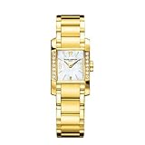 Baume and Mercier Diamant Ladies Mother-of-Pearl Dial 18K Yellow Gold Diamond Bezel Watch 8698 by Baume & Mercier