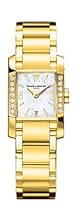 Baume & Mercier Diamant Womens Mother-of-Pearl Dial 18K Yellow Gold Diamond Bezel Watch 8698