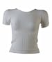 AF Core Athletic Women's T-Shirt Bubble Top White M