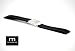 22mm MODENA New Tire Tread Style Italian Rubber Watch Band w/ Deployant / Deployment Buckle / Clasp
