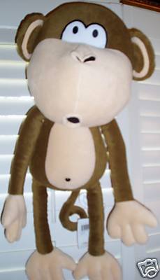 31eb4836dlL Bobby Jack Stuffed Plush Monkey Buddy Pillow