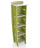 Pistachios and Cream Legare Select No Tools Assembly Small Bookcase