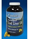 Carlson Labs - Cod Liver Oil Lemon 1000 mg 300 softgels