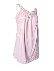 Polyester Ruched  Tunic  With Pearls