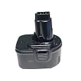 Generic 1500mAh Replacement DEWALT Power Tools Battery for DEWALT 2832K (Cordless Saws), DEWALT 2800, DC, DW Series, 12V, Ni-Cd, Compatible Part Numbers: 152250-27, 397745-01, DC9071, DE9037, DE9071, DE 9072, DE9074, DE9075, DW9071, DW9072