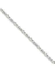 Sterling Silver Diamond Bracelet