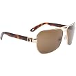 Spy Rosewood Sunglasses - Spy Optic Metal Series Fashion Eyewear w/ Free B&F Heart Sticker Bundle - Matte Black with Shiny Black/Grey with Black Mirror