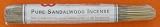 Pure Sandalwood Incense - 100 Grams - Made In India From the Purest Highest Grades Of Sandalwood