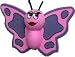 Pink Butterfly Car Aerial Ball Antenna Topper