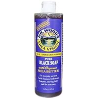 Dr Woods Soap, Black with Shea Butter - 16 Ounce