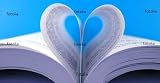 Wallmonkeys Peel and Stick Wall Graphic – 18″W x 9″H – Pages of a Book Curved into a Heart Shape