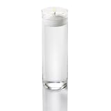 Set of 12 Cylinder Floating Candle Vases 10.5