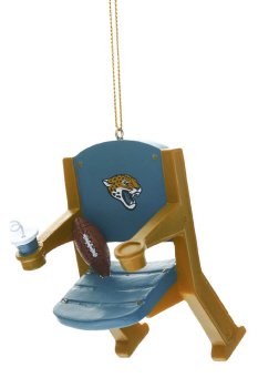 NFL Licensed Jacksonville Jaguars Team Stadium Chair Ornament