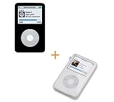 iBox – Clear Silicone Skin Case For iPod Classic 80gb & 120gb + Bonus Black Classic Silicone Guide