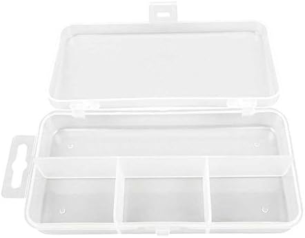 2 Pieces Clear Beads Tackle Box 010 Fishing Lure Nail Art Small Parts Plastic transparent Case Storage Organizer Containers kisten boxen boite