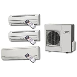 M36QYF 35 200 BTU Quad-Zone Wall-Mounted Cool/Heat Pump Ductless Split System with Advanced Inverter Technology (4 x MW09Y3FM Indoor /MR36TQ3F Outdoor)