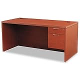 11500 Series Valido Right Pedestal Desk, 66w x 30d x 29-1/2h, Henna Cherry