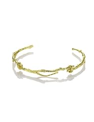 Rustic Gold Bangle of a Tree Branch