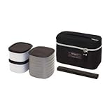 スケーター(skater) 角型保温ジャー付きランチボックス モダン+RD KCSJ13DX