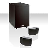 Crystal Acoustics Bps-2.1-10bl Compact Bipolar Stereo System With Thx Select Certified Subwoofer