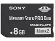 8 GB Sony PRO DUO (Mark 2) Memory Stick for PSP
