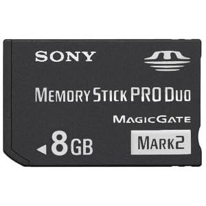 8 GB Sony PRO DUO (Mark 2) Memory Stick for PSP