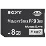 8 GB Sony PRO DUO (Mark 2) Memory Stick for PSP