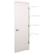 Household Essentials H12001 Hinge-It Clutterbuster 4-Bar Hanging Valet, White
