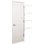 Whitney Design H12001 Hinge-It Clutterbuster 4-Bar Hanging Valet, White