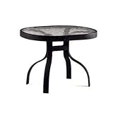 Deluxe Obscure Glass Side Table Finish: Textured Cypress