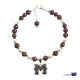 Mississippi State Bulldogs Fancy Gems Bracelet