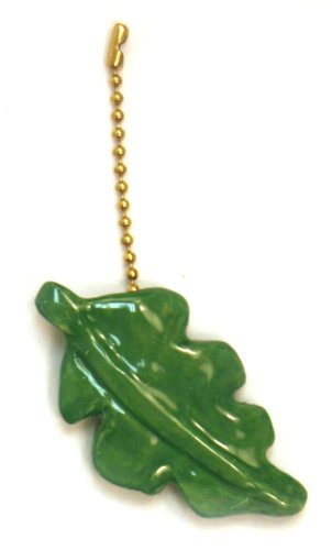 Ceiling Fan Pull Chain: Green Leaf