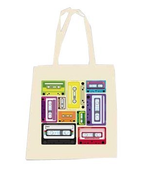 Sac cabas en coton : Cassette Sac cabas en coton : Cassette