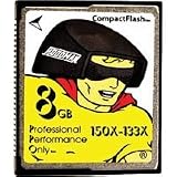 Hoodman Pro 8 GB, 150x - 133x High Speed Compact Flash Memory Card