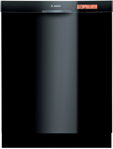Bosch : SHE68P06UC 24 Evolution 800 Series SemiIntegrated Dishwasher  Black