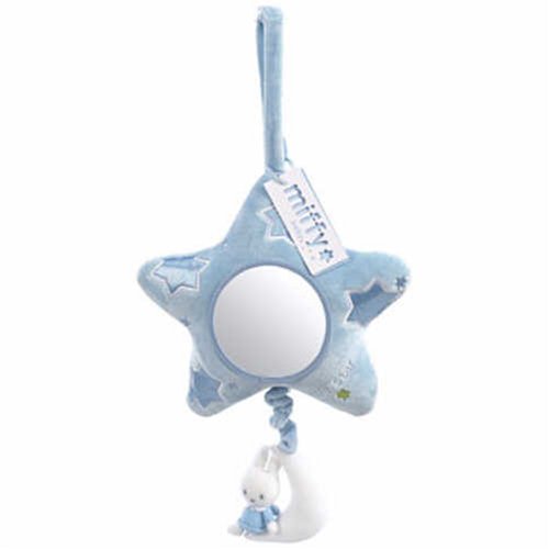 Childrens Toyshop  Toys : Miffy Musical Cot Toy Blue Plush