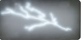 AIRBRUSHED LICENSE PLATES - LIGHTNING ON GREY License Plate - #143