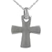Sterling Silver Polished Chunky Cross