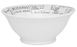 Pillivuyt Brasserie 2-1/2 Cup Porcelain Footed Salad Bowl