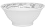 Pillivuyt Brasserie 2-1/2 Cup Porcelain Footed Salad Bowl