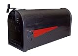 DEMA American Mailbox aus Alu, Schwarz