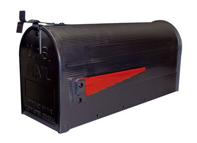 DEMA American Mailbox aus Alu, Schwarz