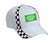 A HARD-ON DOESN'T COUNT AS PERSONAL GROWTH Adult White Racing Checker Hat / Cap
