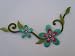 Blumen Bl�ten Ranke Ranken Blume Bl�te Blumenranke 6 AUFN�HER APPLIKATION B�GELBILD PATCH