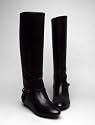 Frye Bonnie Tall Riding Mini Buckle Boot in Black